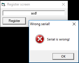 window spawned with incorrect input
